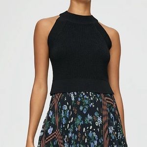 Aritzia Crevier Knit Top Black